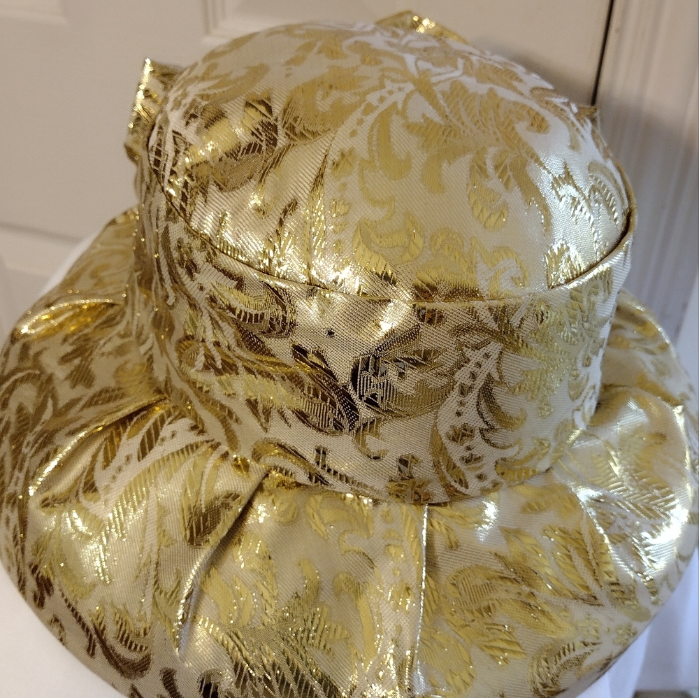 Gold designable dress hat